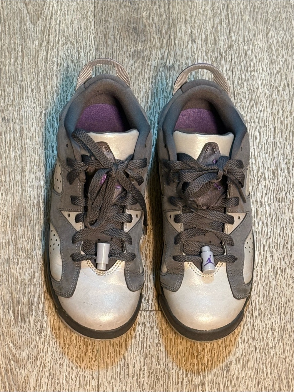 JORDAN 6 RETRO LOW GG DARK GREY SIZE 6.5Y